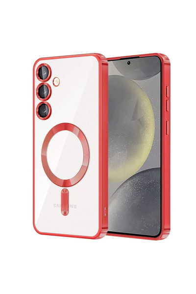 NewFace حافظة سامسونج جالاكسي S23 بلس كروس ماجنيتسايف - أحمر 1493725709