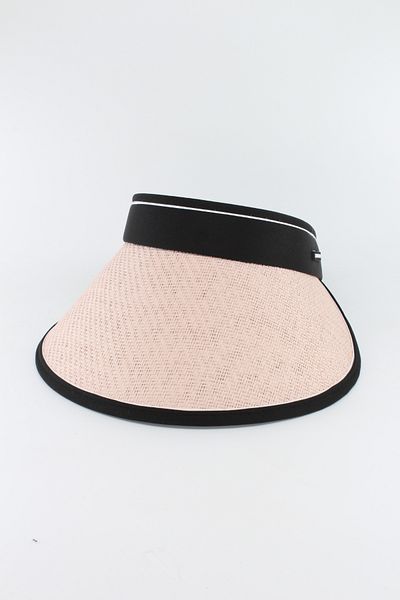 Hat Town Straw Visor Hat - Foldable Tennis Cap