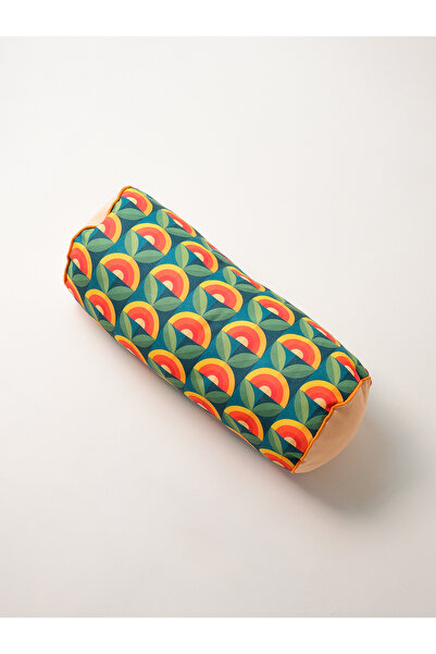 Galia Tasarım Lungo - Подушка-рулон з циліндричною сосискою з ретро-візерунком
