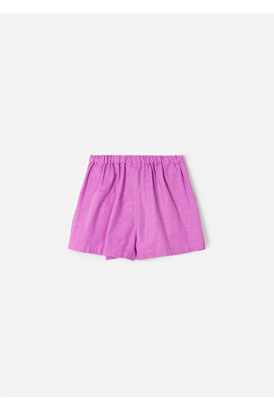 MAYORAL Girl's Heart Buckle Shorts Skirt Fuchsia 3906