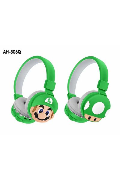 Generic Bluetooth Kids Headphones (Green)– Wireless Over-Ear Headset, Volume Limit & All-Day Comfort