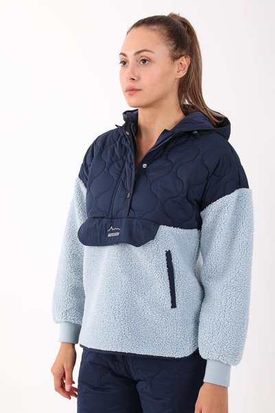 MARATON Comfort Women's Hooded Foggy Blue Sweatshirt