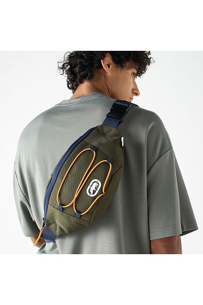 ECKO Unltd Drawstring Detail Waist Bag with Adjustable Strap