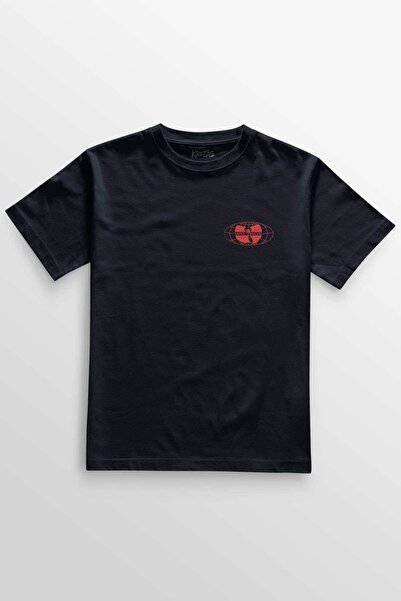 Kretas Unisex tamnoplava T-shirt Wu Tang Clan minimalna prednja Štampano maji...