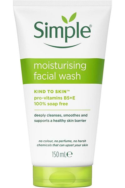 Unilever Simple Moisturising Foaming Facial Wash