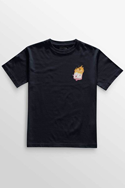 Kretas Unisex tamnoplava T-shirt izgorela, ali optimistična, smešna, zabavna,...