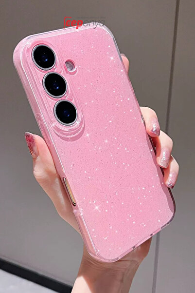 Galaxy A56 Case Camera Shielded Glitter Glitter Luxury Silicone