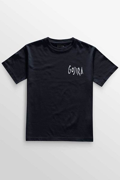 Kretas Tricou unisex bleumarin Gojira Metal Music Rock Tricou cu imprimeu frontal minim