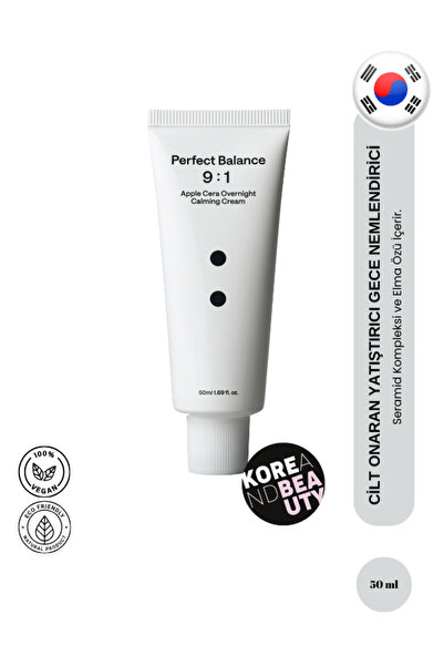 BLAB [9:1] Apple Cera Overnight Calming Cream 50ml | Seramid ve Elma Özlü Yoğ...