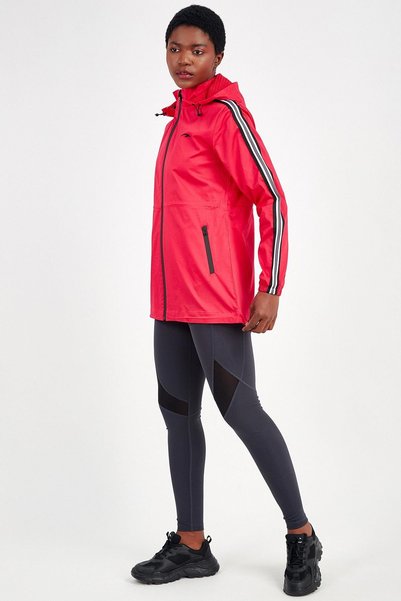 MARATON Regular Women's Hooded Pomegranate Jacket