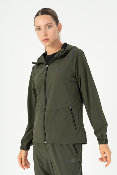 MARATON Regular Women's Hooded Light Khaki- Tracktop