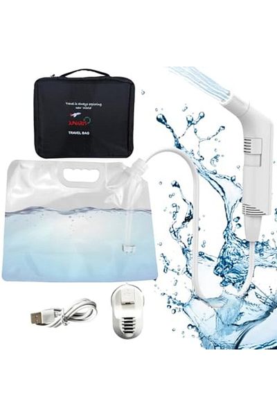Generic Junaris Portable Bidet For Travel Shattaf Set | Portable Shattaf Rechargeable Travel Camping Bidet S