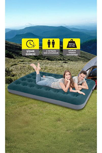 Birlik Oyuncak Terravıta-avenli Çift Kişilik Şişme Yatak | Dahili Ayak Pompas...