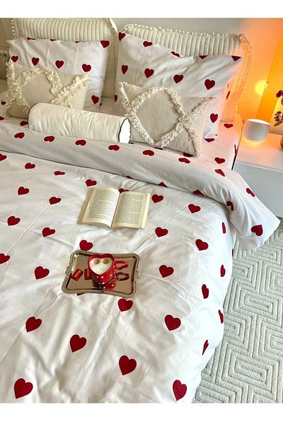 BESTİNA GOLD Ranforce Double Duvet Cover Set (with Elastic Sheets)