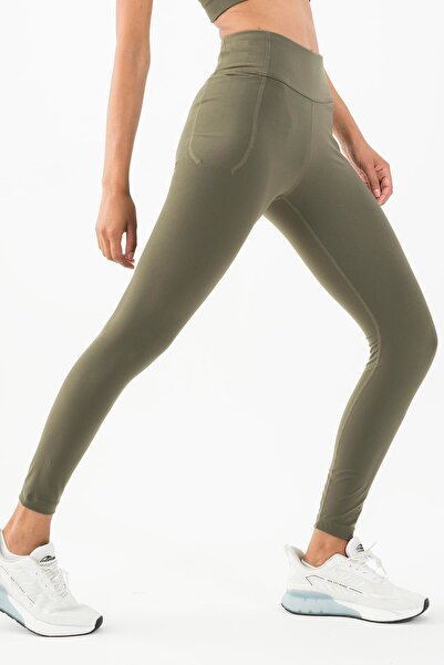 MARATON Full Length Women's Khaki Leggings