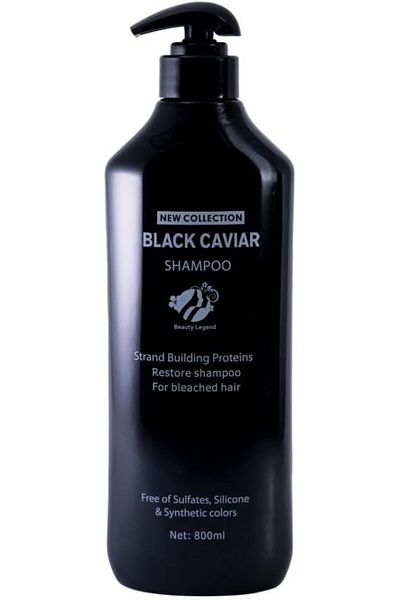 BEAUTY LEGEND Black Caviar Black Hair Extract & Deep Nourishment Strength Healthy Hair Shampoo 800ml