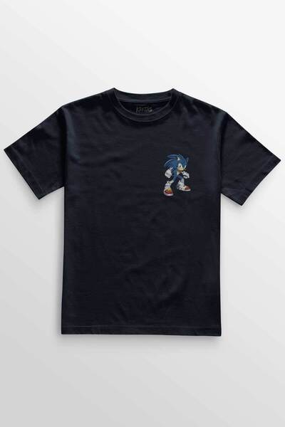 Kretas Unisex tamnoplava T-shirt Sonic The Hedgehog Boom crtani film Sonic Mi...