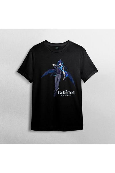 Pixxa Μπλουζάκι Genshin Impact Ororon Unisex 100% βαμβακερό με λαιμόκοψη