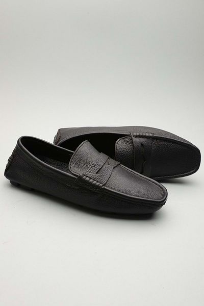 Gondol Loafer clasic pentru bărbați din piele naturală negru 40 ttx. 601112