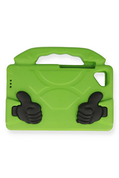 NewFace حافظة آيباد برو 11 (2020) تشبه التابلت مع حامل سيليكون - أخضر 1495615709