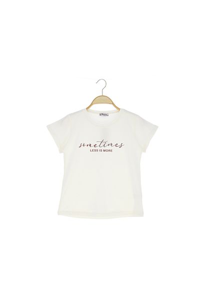 Atabay Kids ATABAY 121-04-25 ΚΟΡΙΤΣΙΑ TSHİRT ΠΕΤΡΑ ΜΕΡΙΚΕΣ ΜΕΡΙΚΕΣ ΕΚΤΥΠΩΣΕΙΣ 12/16 ΕΤΩΝ