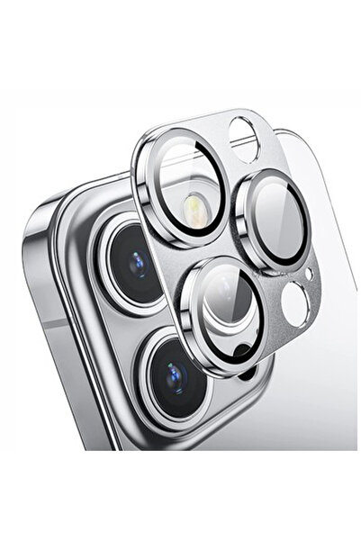 bestdijital iPhone 14 Pro / 14 Pro Max Uyumlu Metalik Seri Kamera Lens Koruyu...