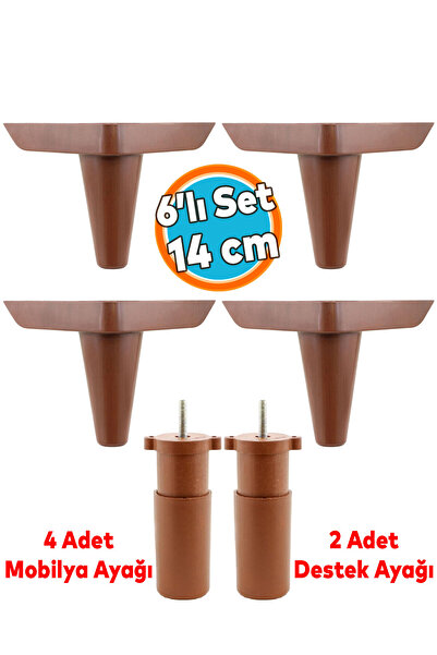 NZB Mobilya Tv Ünitesi Çekyat Koltuk Kanepe Baza Destek Ayağı Ayakları 14 Cm ...