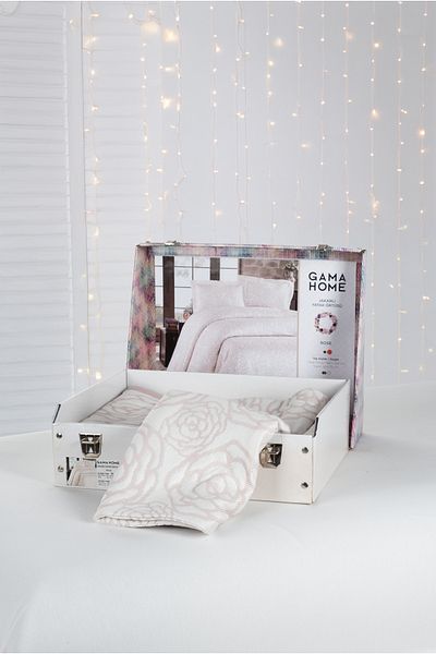 GAMA HOME Jacquard Double Bed Cover / with Special Design Bag / with Different Color and Pattern Options