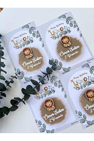 Pass Pano Hediyelik Pleksi 10'lu Bebek Magneti – Kartlı Figürlü Model, İsme Ö...