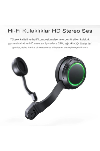 NewFace Shinecon SC-G04EA 3D Sanal Gerçeklik Gözlüğü - Siyah ALMLA