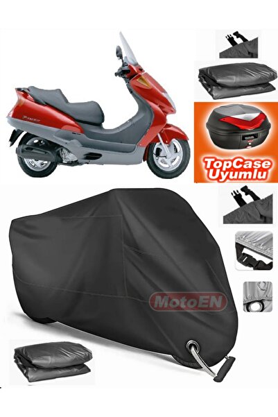 MotoEN قفل أسود متوافق مع Honda FES 250 Foresight Tarpaulin Topcase الخلفي ال...