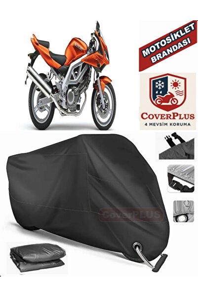 MotoEN قفل أسود متوافق مع سوزوكي SV650S موتور القماش المشمع دراجة نارية القما...