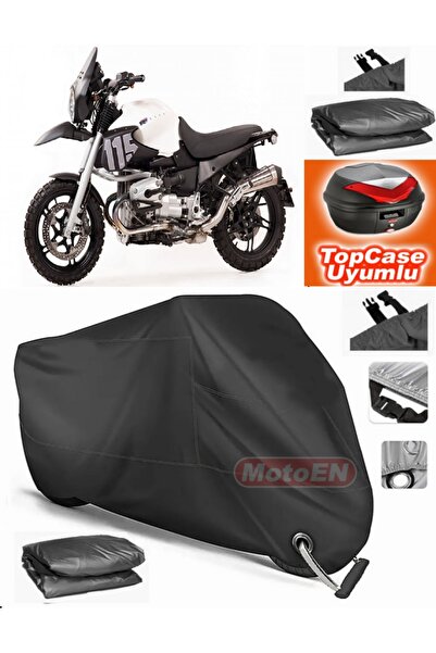 MotoEN Black Lock Compatible Bmw R 1150 R Tarpaulin Topcase Rear Bag Compatib...