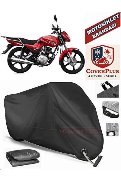 MotoEN Black Lock Compatible Yuki Forza 100 Motor Tarpaulin Motorcycle Tarpau...