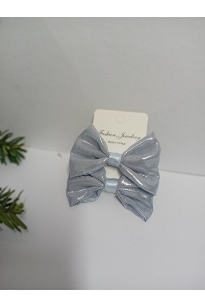 Lissa Aksesuar Set de 2 model elegant de catarame cu fundita albastra norului mama fiica cumpara singura