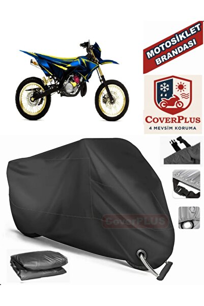 MotoEN قفل أسود متوافق مع Yamaha DT 80 Motor Tarpaulin Motorcycle Tarpaulin C...
