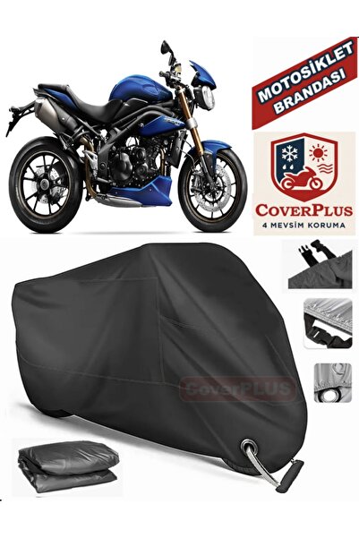 MotoEN قفل أسود متوافق مع سرعة الانتصار الثلاثي R موتور القماش المشمع دراجة ن...