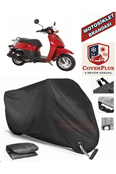 MotoEN Black Lock Compatible Motoran Ninety Motor Tarpaulin Motorcycle Tarpau...