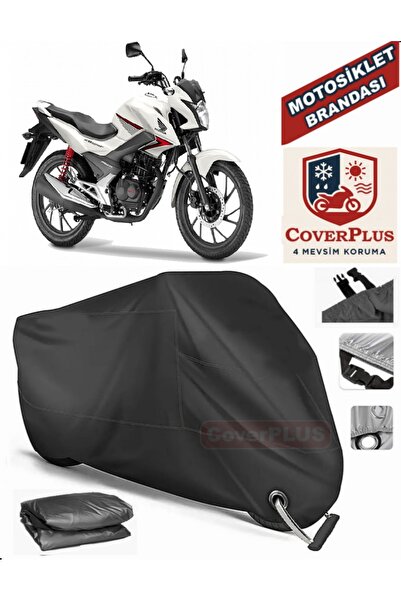 MotoEN Black Lock Compatible Honda Cb 125 F Motor Tarpaulin Motorcycle Tarpau...