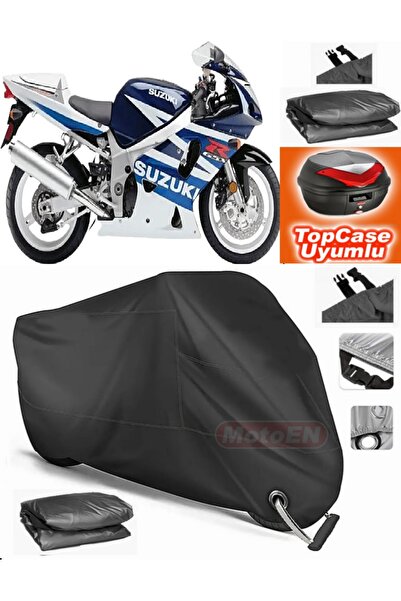 MotoEN قفل أسود متوافق مع سوزوكي GSX-R 600 Srad القماش المشمع Topcase الخلفي ...