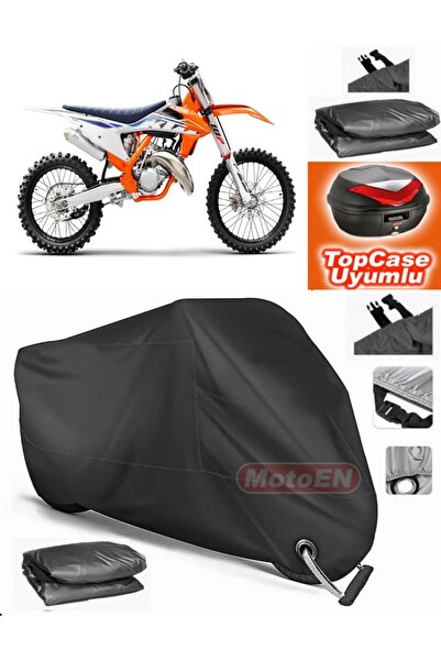 MotoEN قفل أسود متوافق مع KTM 125 SX من القماش المشمع Topcase الخلفي المتوافق...
