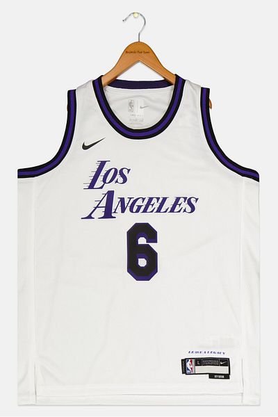 Nike X Nba Kids Boy Dri-fit Sleeveless Basketball Jersey, White