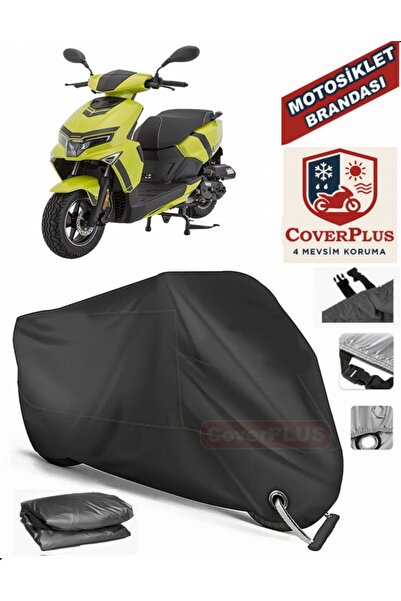 MotoEN Black Lock Compatible Mondial Air Time Engine Tarpaulin Motorcycle Tar...