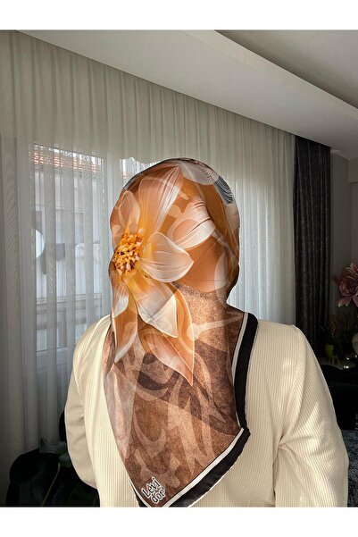 Levidor Desenli Twill İpek Eşarp