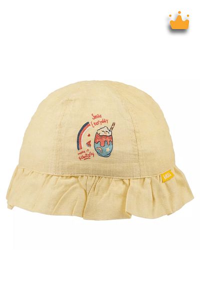 Kitti 4-8 Years 52cm Girl Summer Hat Yellow Y 2326003