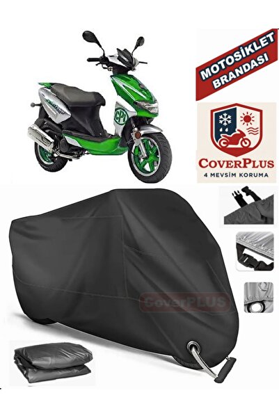 MotoEN قفل أسود متوافق مع قانوني هوسار 125 موتور القماش المشمع للدراجات النار...