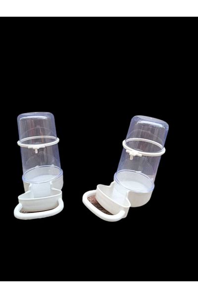 GreenPet Silo Feeder/Drinker Set of 2 Suitable for Large Cages