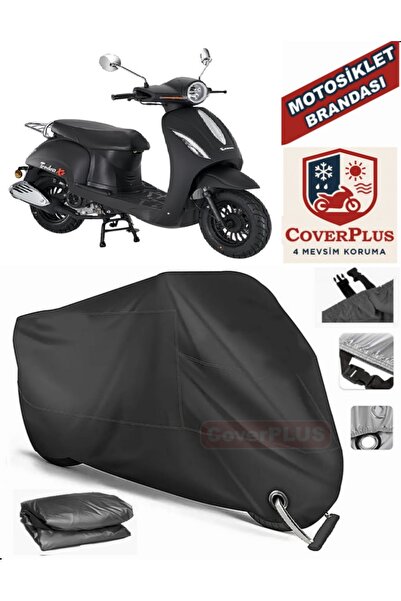 MotoEN Black Lock Compatible Kanuni Trodon XS 125 Motor Tarpaulin Motorcycle ...