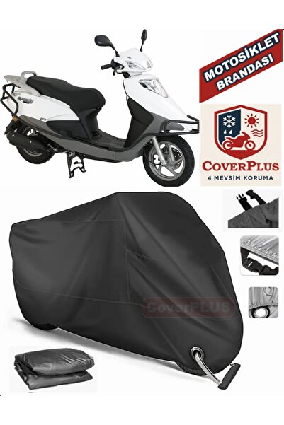 MotoEN قفل أسود متوافق مع أبوش سبيدي 125i موتور القماش المشمع للدراجات الناري...
