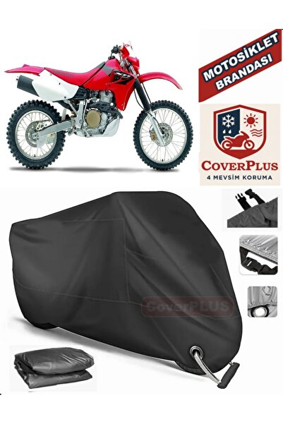 MotoEN قفل أسود متوافق مع Honda XR 650 R Motor Tarpaulin دراجة نارية قماش الق...